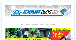 Desktop Screenshot of blog.exair.com